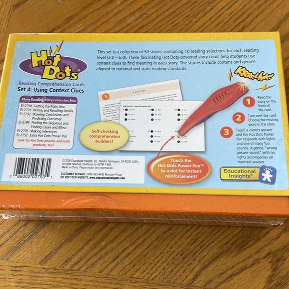 Hot Dots Reading Comprehension Cards, Using Context Clues - Picture 2 of 3
